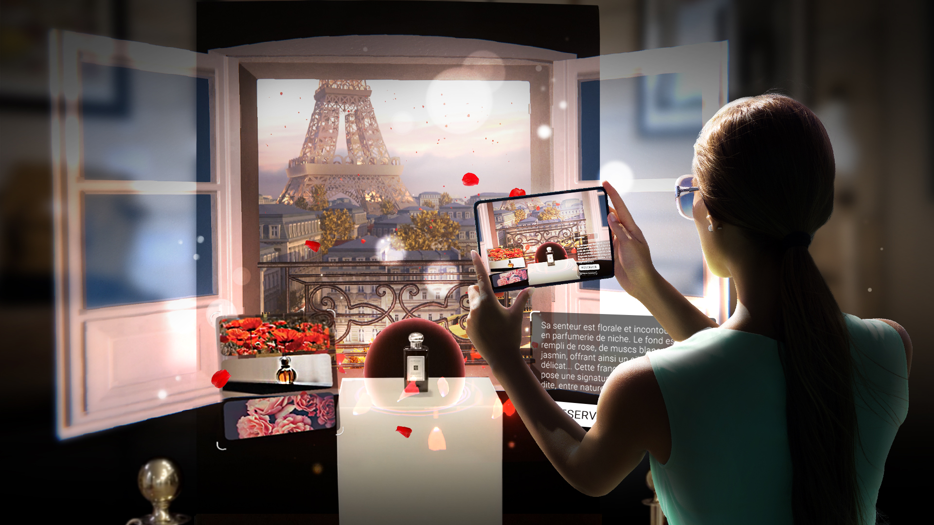 Perfume with Augmented Display