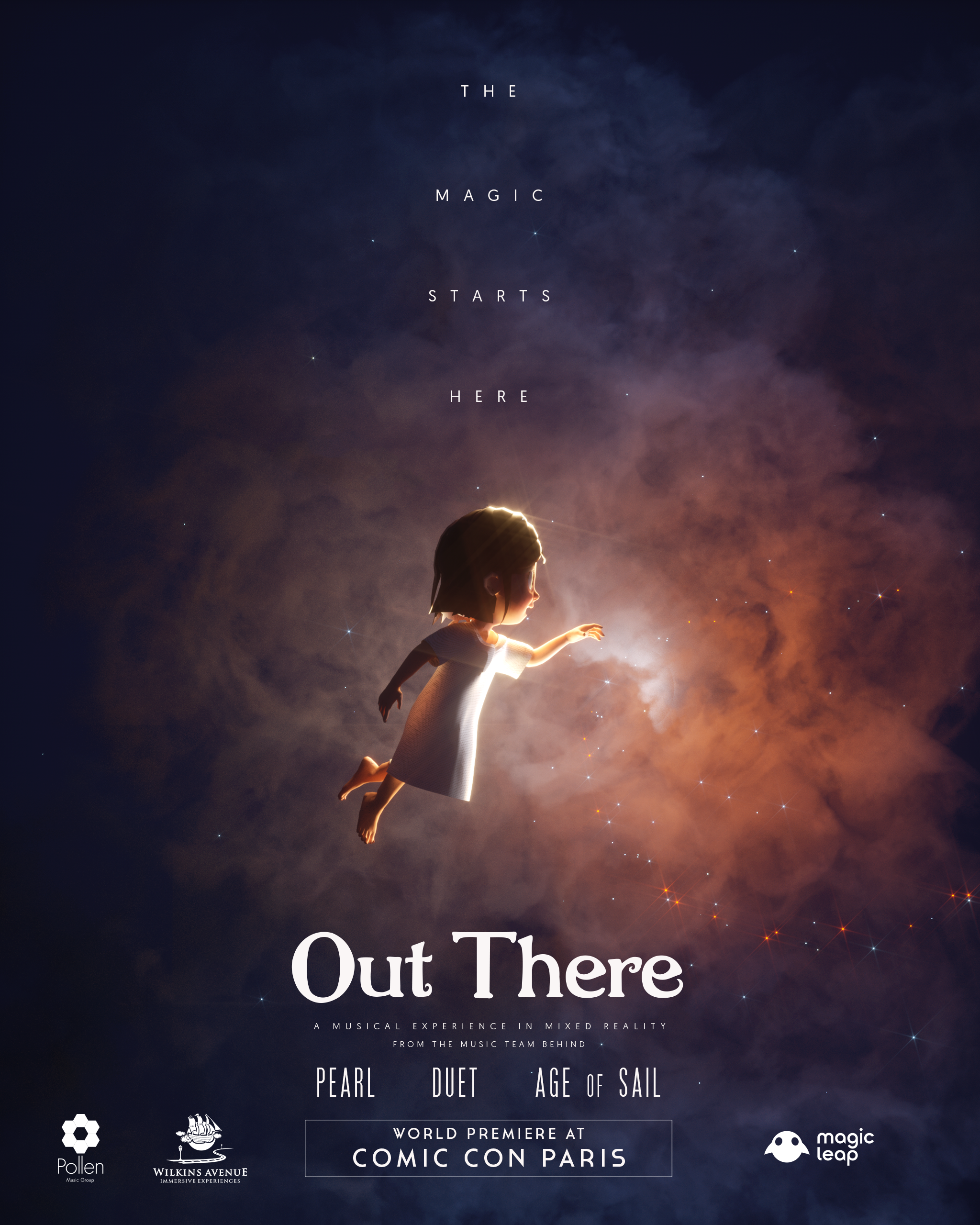 "Out There", a musical experience in Mixed Reality - premiering at Comic Con Paris